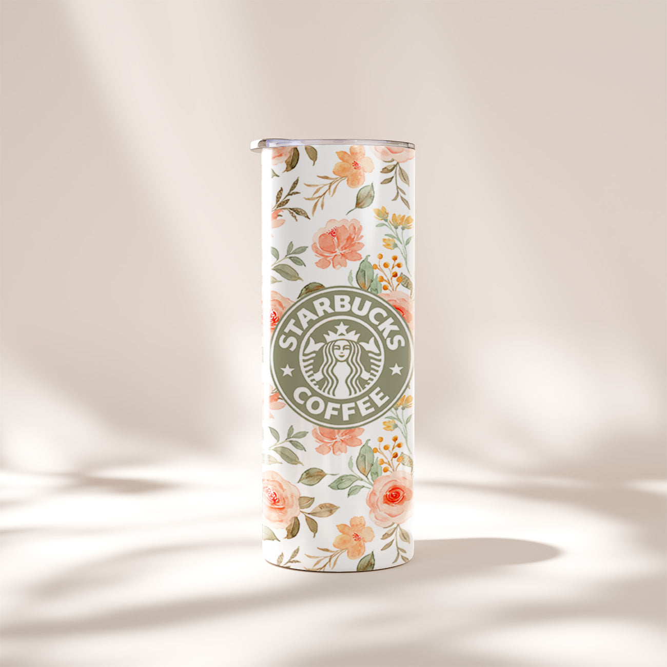 Petite Floral Starbucks Tumbler - 20oz