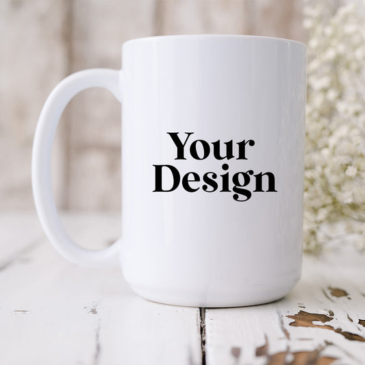 Custom Printed Mug - 15oz Jumbo