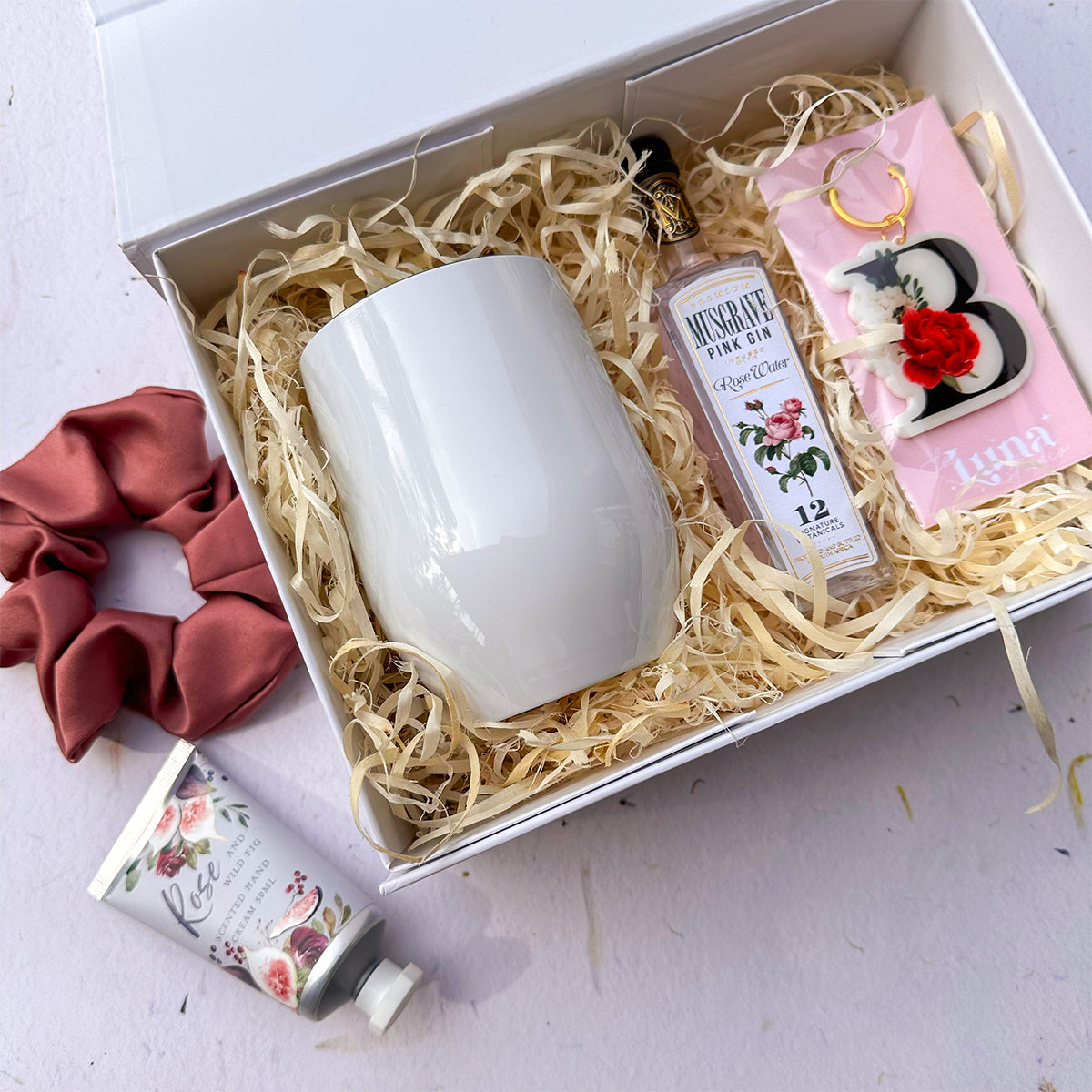 Ladies Personalised Mini Gin Gift Box