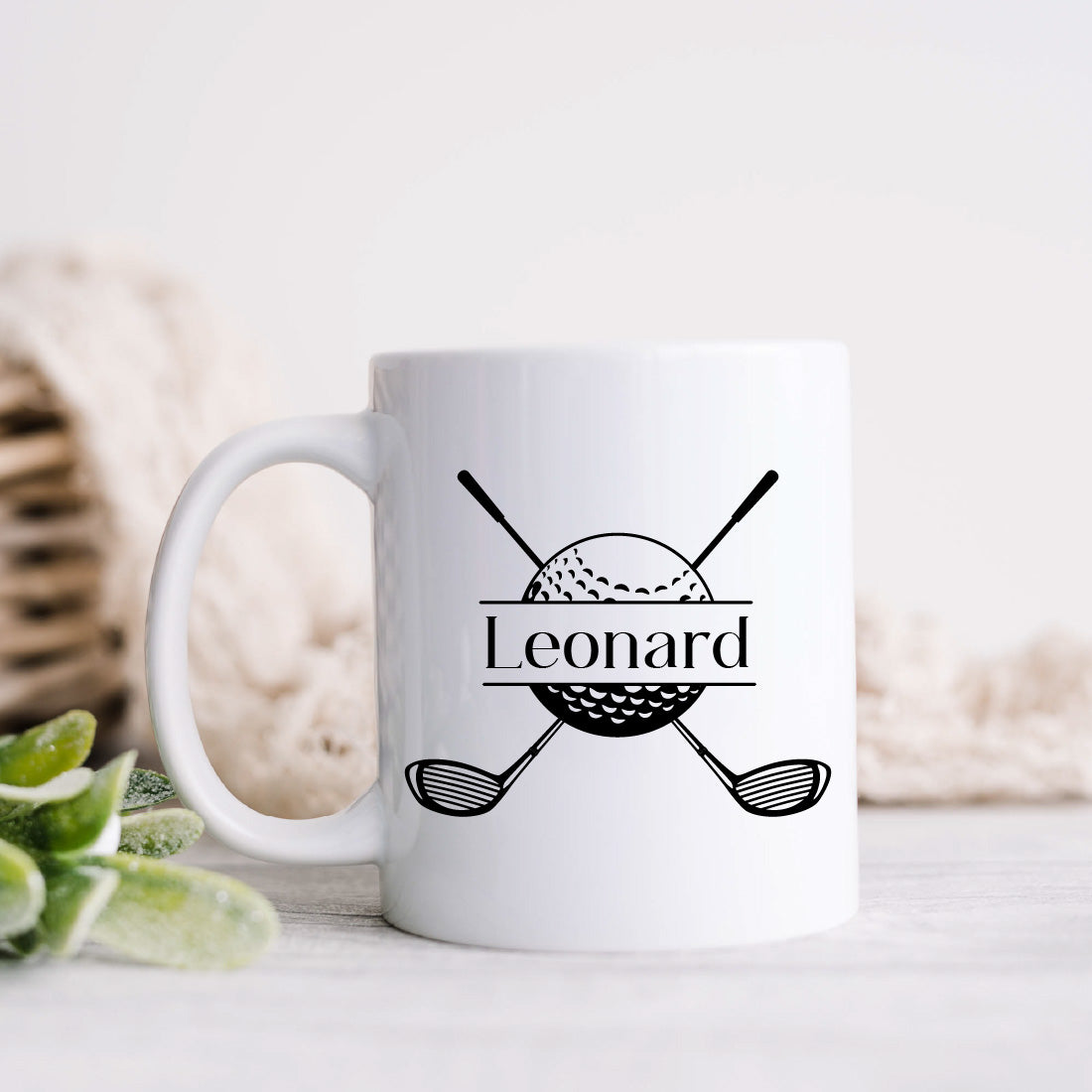 Personalised Golf Coffee Mug