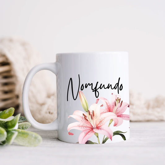 Personalised Coffee Mug - Lily Wrap