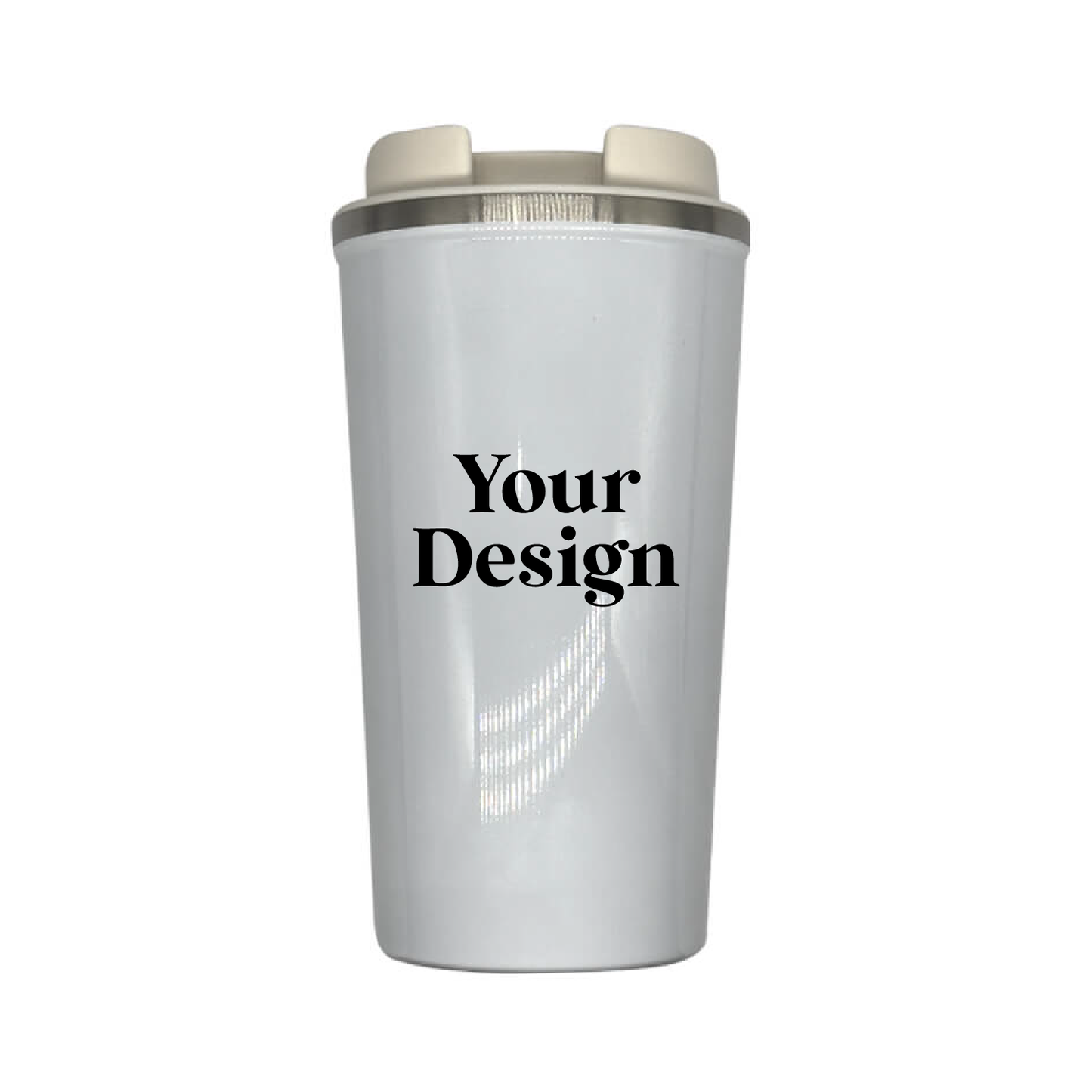 Stainless Steel Latte Travel Mug - 16oz