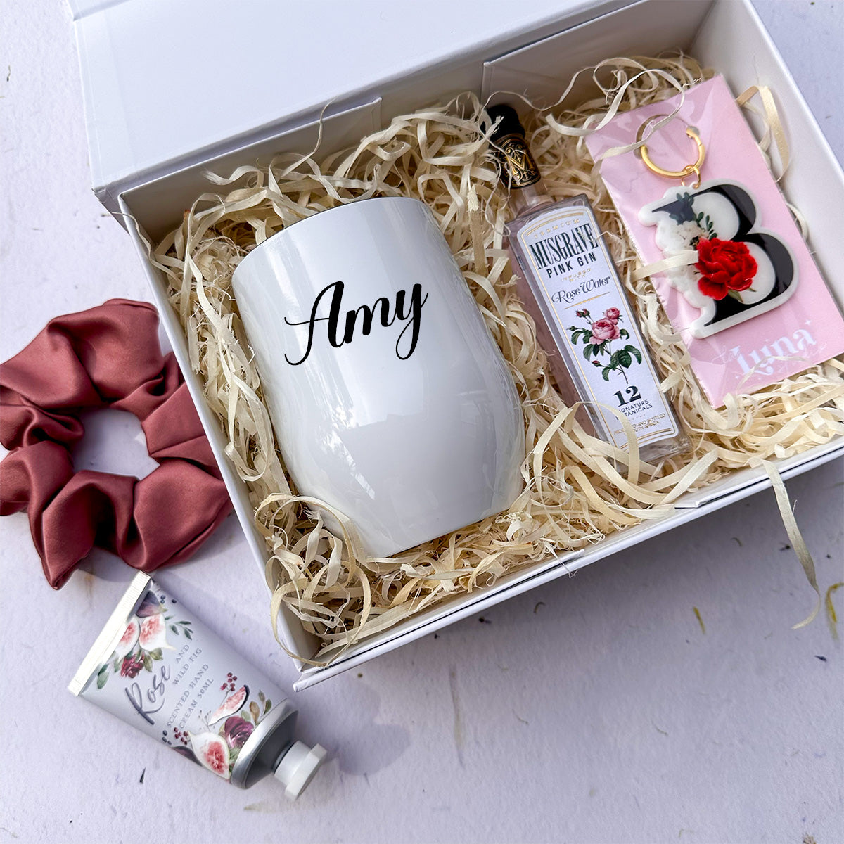 Ladies Personalised Mini Gin Gift Box