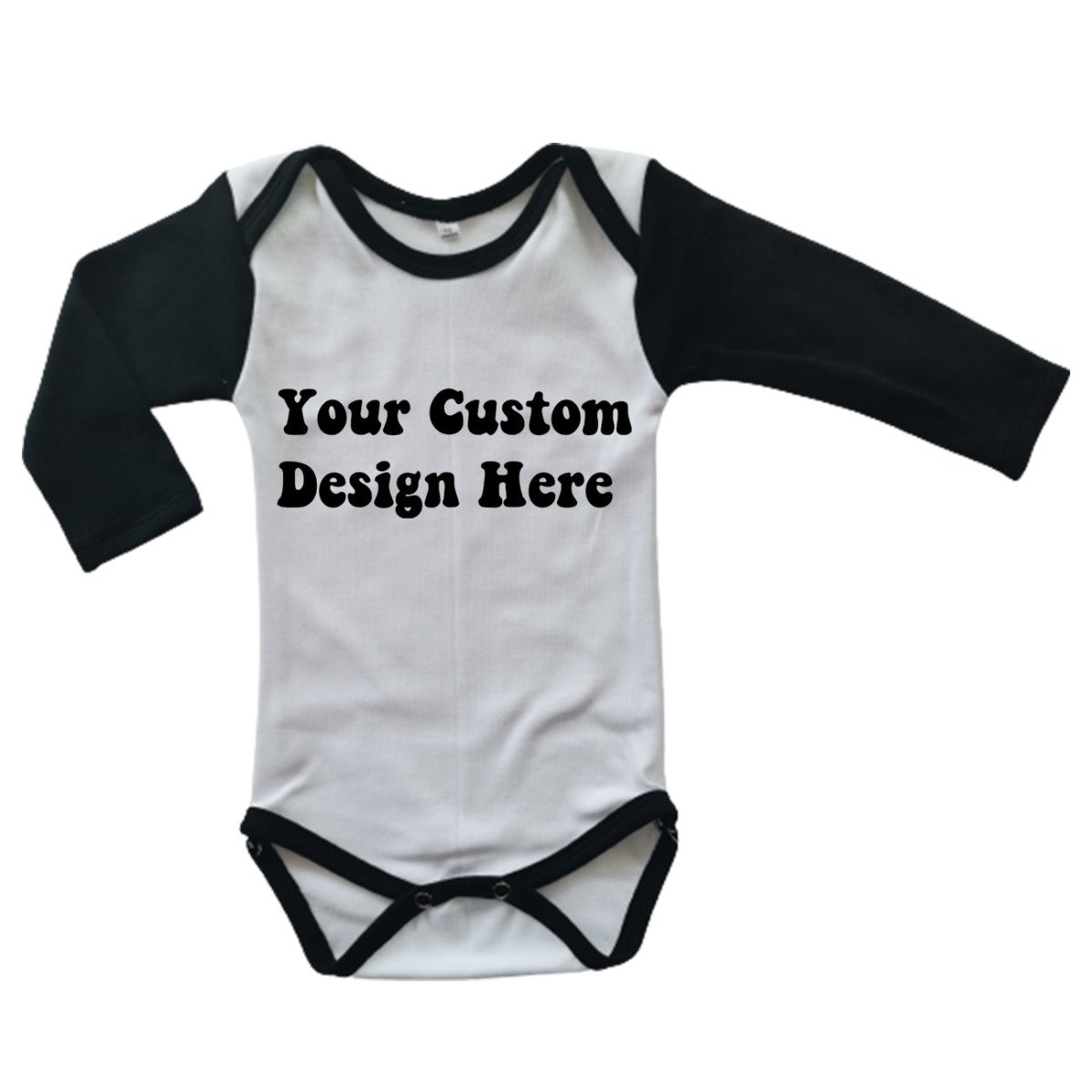 Custom Baby Onesie - Long-sleeve - La Luna Studio - Bespoke Personalised Gifting