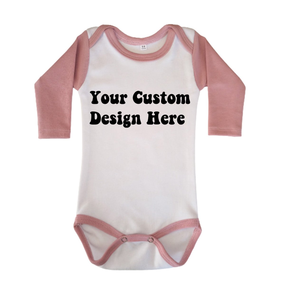 Custom Baby Onesie - Long-sleeve - La Luna Studio - Bespoke Personalised Gifting