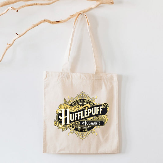 Hufflepuff Harry Potter Premium Tote Bag - La Luna Studio - Bespoke Personalised Gifting