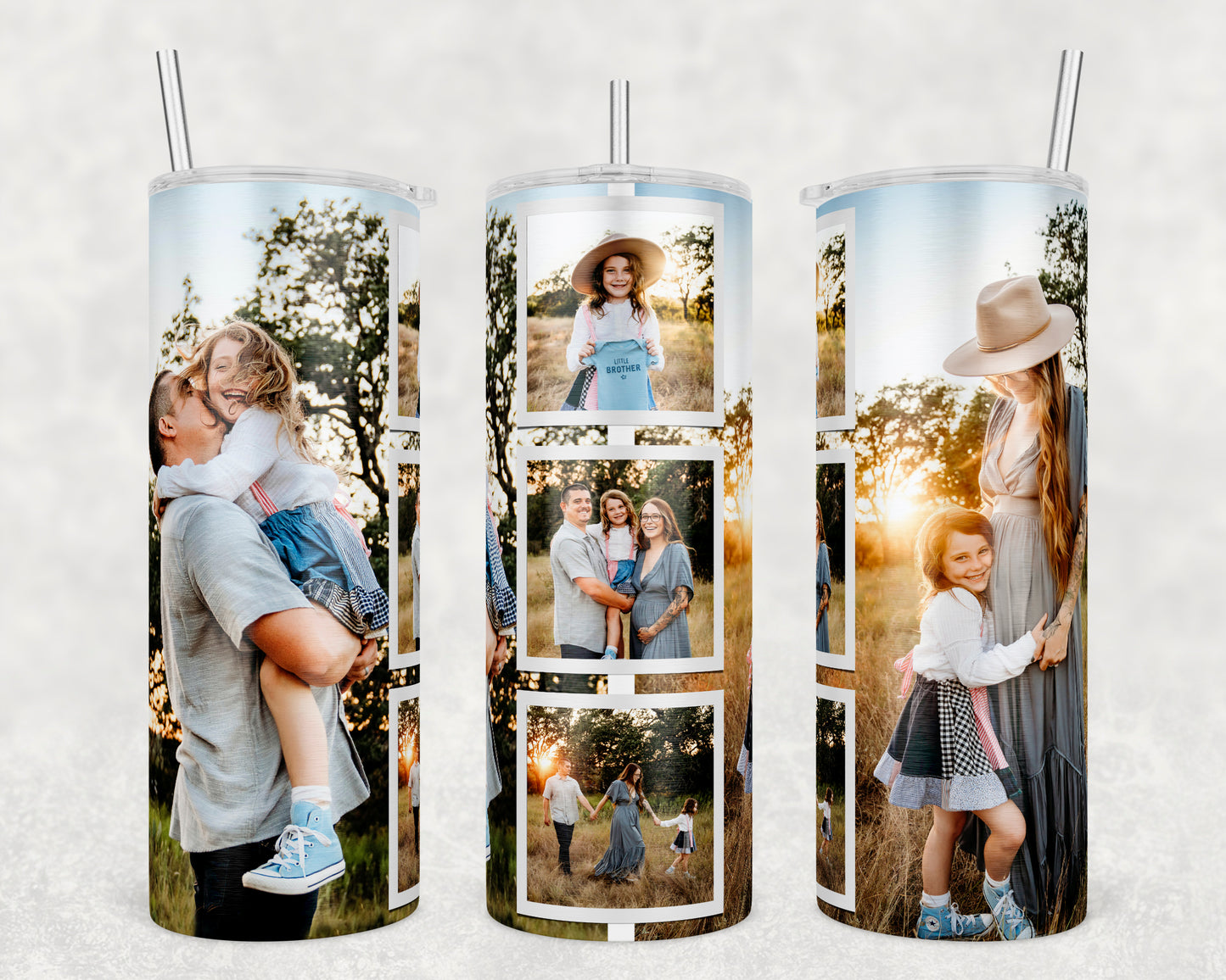 Five Photo Printed 20oz Tumbler