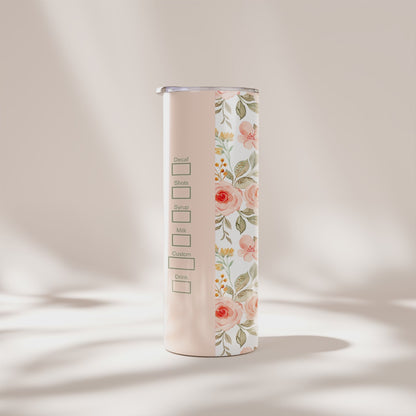 Petite Floral Starbucks Tumbler - 20oz