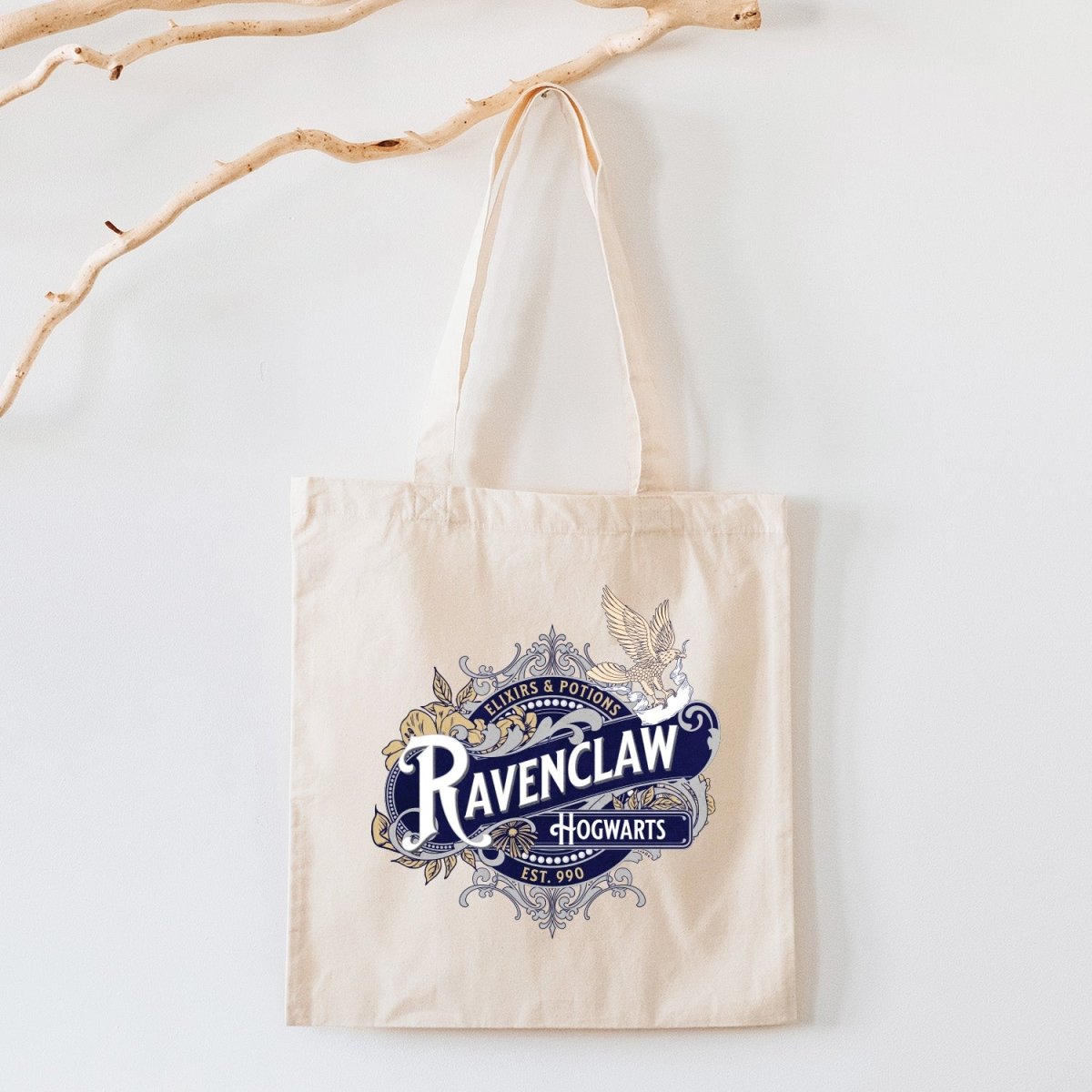 Ravenclaw Harry Potter Premium Tote Bag - La Luna Studio - Bespoke Personalised Gifting