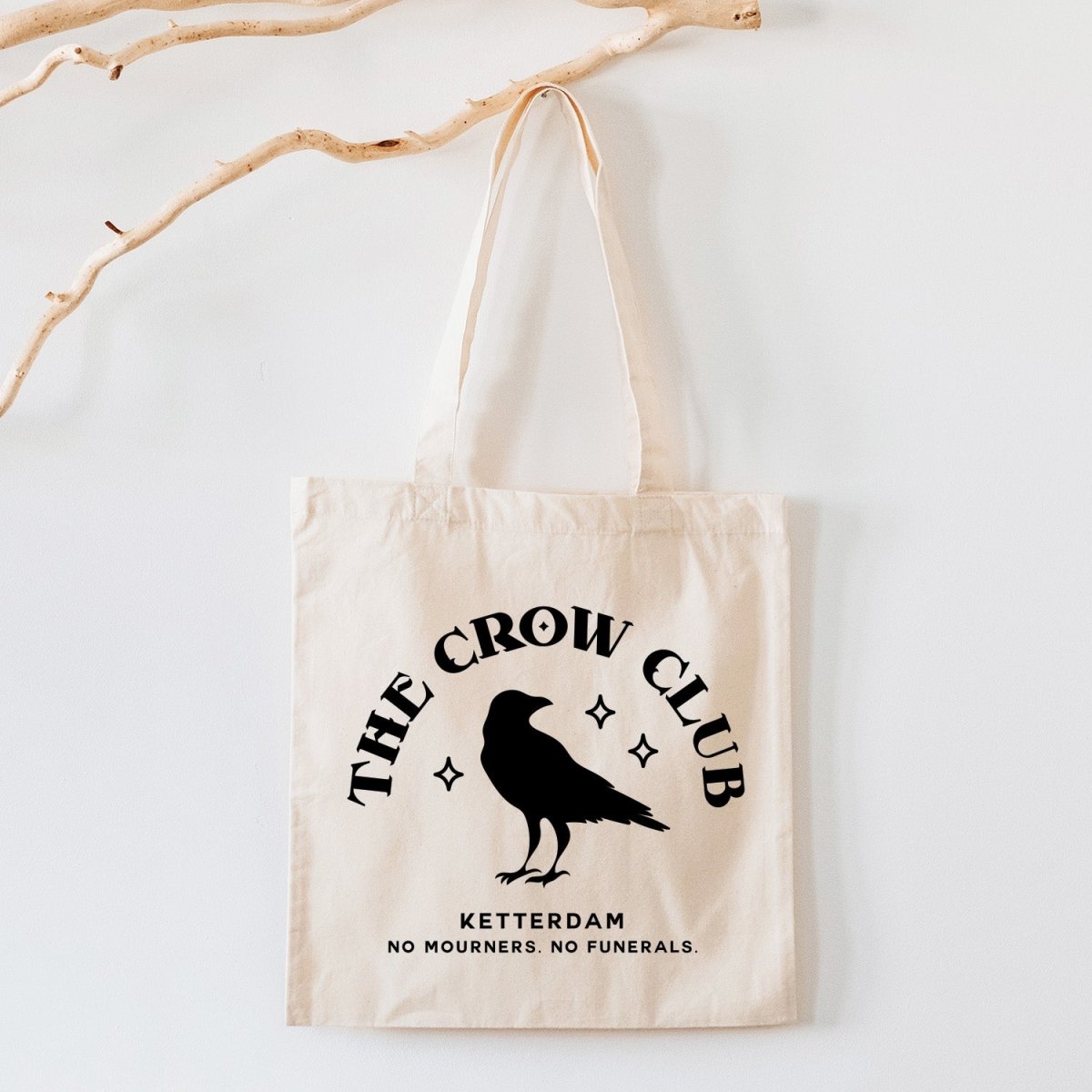 Shadow and Bone: Crow Club Tote Bag - La Luna Studio - Bespoke Personalised Gifting